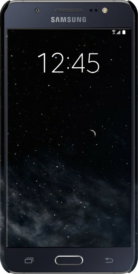 3D пластиковый матовый чехол Ночное небо для Samsung Galaxy J5 (2016) J510H - 6451m-264 изображение 