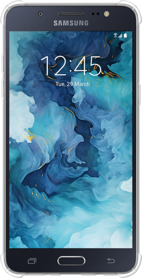 Силикон с усиленными углами чехол Акварель для Samsung Galaxy J5 (2016) J510H - 6320sp-264 изображение 