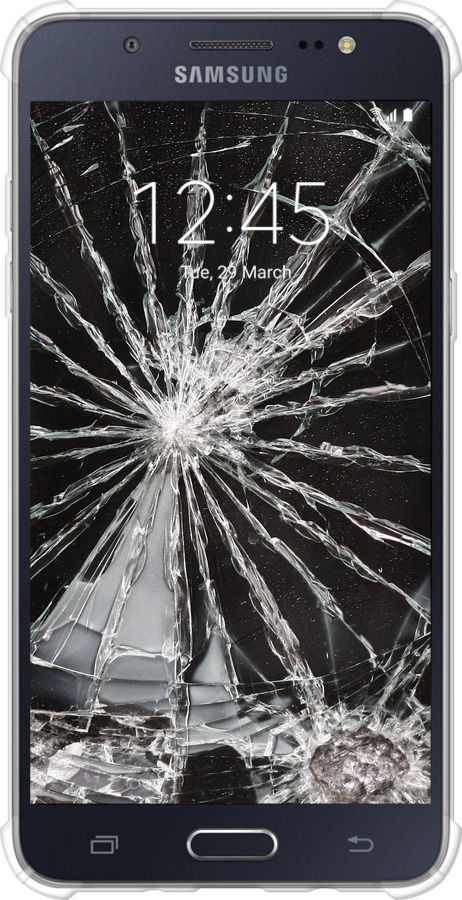 Силикон с усиленными углами чехол Glass для Samsung Galaxy J5 (2016) J510H - 6608sp-264 изображение 