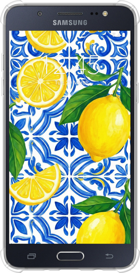 Силіконовий протиударний с посиленими кутами чехол Grocery Girl Italian Summer для Samsung Galaxy J5 (2016) J510H - 6766sp-264 изображение 