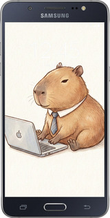 Силиконовый чехол Funny Capybara CEO Working для Samsung Galaxy J5 (2016) J510H - 6777u-264 изображение 