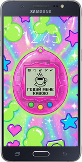 Силиконовый чехол Y2K Aesthetic Retro Pet: Годуй мене кавою для Samsung Galaxy J5 (2016) J510H - 6784u-264 изображение 