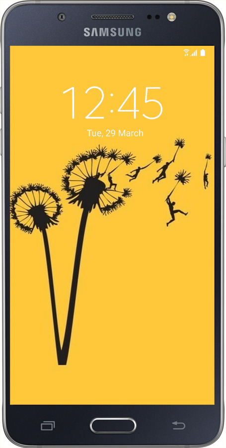 Силіконовий чехол Мінімалізм кульбаби для Samsung Galaxy J5 (2016) J510H - 6449u-264 изображение 
