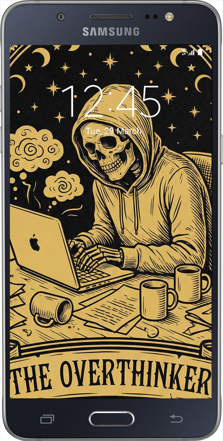 Силіконовий чехол The Overthinker для Samsung Galaxy J5 (2016) J510H - 6774u-264 изображение 