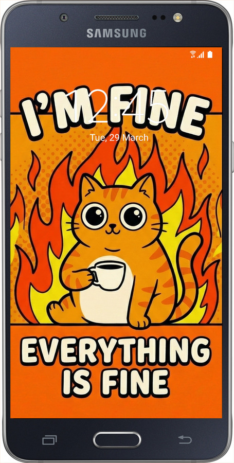 Силиконовый чехол Funny Cat для Samsung Galaxy J5 (2016) J510H - 6786u-264 изображение 