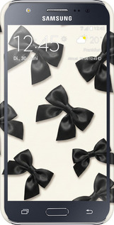 3D пластиковый матовый чехол Dark Coquette для Samsung Galaxy J5 (2015) J500H - 6765m-100 изображение 