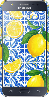 3D пластиковый матовый чехол Grocery Girl Italian Summer для Samsung Galaxy J5 (2015) J500H - 6766m-100 изображение 