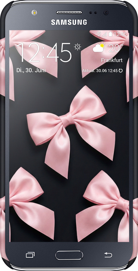 3D пластиковый глянцевый чехол Coquette Ribbons Dark Coquette для Samsung Galaxy J5 (2015) J500H - 6767c-100 изображение 
