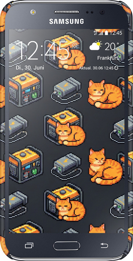 3D пластиковый глянцевый чехол Autonomous Zone для Samsung Galaxy J5 (2015) J500H - 6771c-100 изображение 