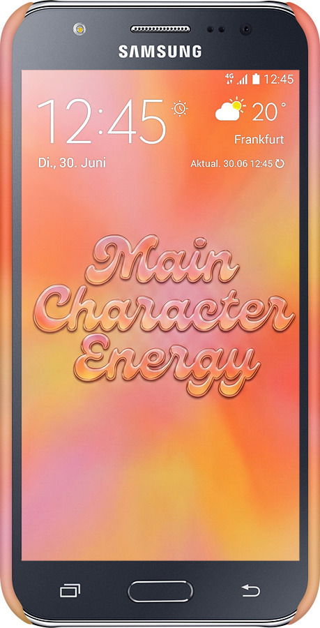3D пластиковий матовий чехол Aura Gradient Main Character Energy Aesthetic Y2K для Samsung Galaxy J5 (2015) J500H - 6783m-100 изображение 