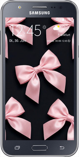 2D пластиковий чехол Coquette Ribbons Dark Coquette для Samsung Galaxy J5 (2015) J500H - 6767t-100 изображение 