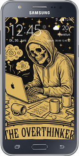 2D пластиковый чехол The Overthinker для Samsung Galaxy J5 (2015) J500H - 6774t-100 изображение 