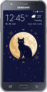 2D пластиковый чехол Cute Cat Celestial/Witchy для Samsung Galaxy J5 (2015) J500H - 6787t-100 изображение 