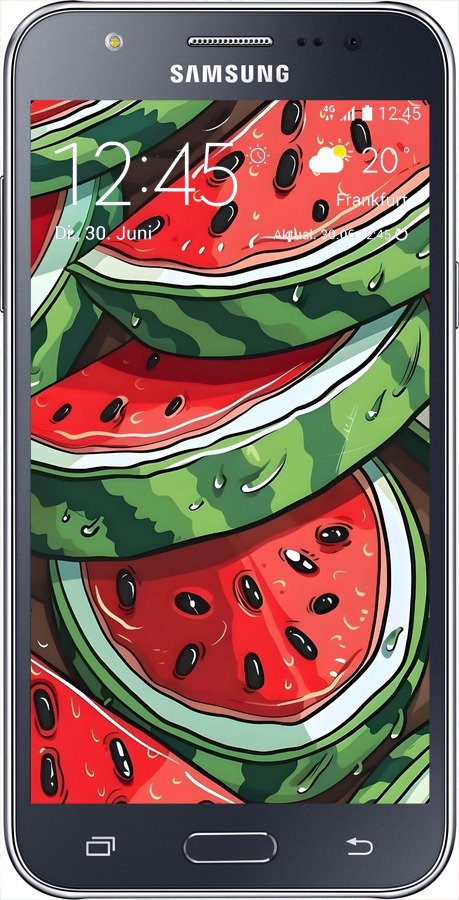 2D пластиковий чехол Кавун для Samsung Galaxy J5 (2015) J500H - 6315t-100 изображение 