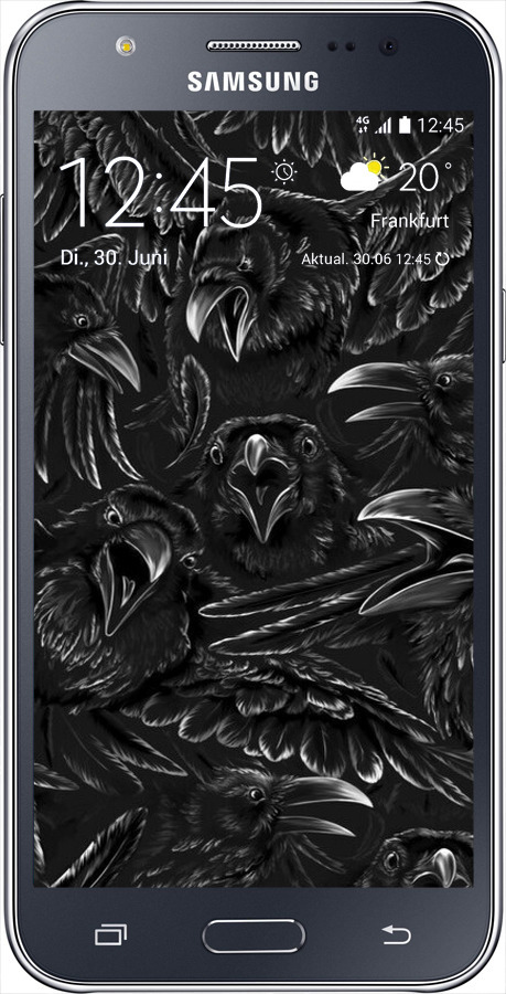 2D пластиковий чехол Вороня лють для Samsung Galaxy J5 (2015) J500H - 6474t-100 изображение 