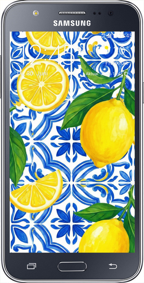 2D пластиковый чехол Grocery Girl Italian Summer для Samsung Galaxy J5 (2015) J500H - 6766t-100 изображение 