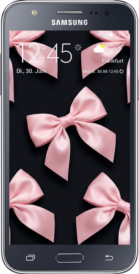2D пластиковий чехол Coquette Ribbons Dark Coquette для Samsung Galaxy J5 (2015) J500H - 6767t-100 изображение 