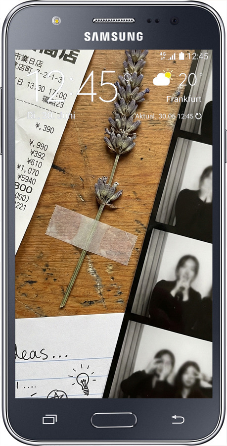 2D пластиковий чехол Aesthetic Scrapbook Collage для Samsung Galaxy J5 (2015) J500H - 6773t-100 изображение 