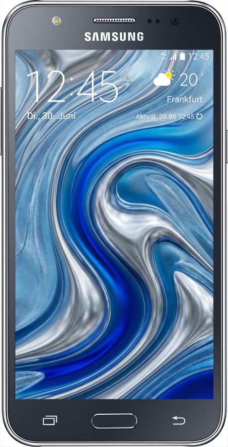 2D пластиковий чехол Liquid Chrome для Samsung Galaxy J5 (2015) J500H - 6781t-100 изображение 