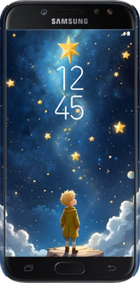 3D пластиковий матовий чехол Маленький принц для Samsung Galaxy J5 J530 (2017) - 6326m-795 изображение 