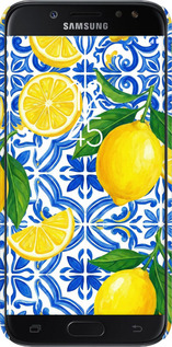 3D пластиковый матовый чехол Grocery Girl Italian Summer для Samsung Galaxy J5 J530 (2017) - 6766m-795 изображение 