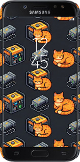 3D пластиковый матовый чехол Autonomous Zone для Samsung Galaxy J5 J530 (2017) - 6771m-795 изображение 