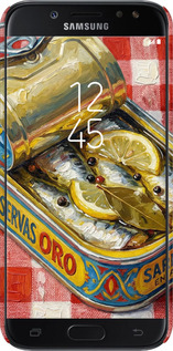 3D пластиковый матовый чехол Vintage Sardine Tin Phone для Samsung Galaxy J5 J530 (2017) - 6772m-795 изображение 