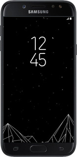 2D пластиковый чехол Черно белые абстрактные горы для Samsung Galaxy J5 J530 (2017) - 6437t-795 изображение 