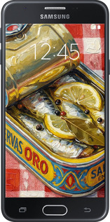 2D пластиковый чехол Vintage Sardine Tin Phone для Samsung Galaxy J5 Prime - 6772t-465 изображение 