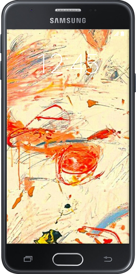 2D пластиковый чехол Динамичная картина с хаотичными мазками для Samsung Galaxy J5 Prime - 6540t-465 изображение 