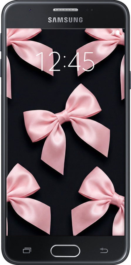 2D пластиковый чехол Coquette Ribbons Dark Coquette для Samsung Galaxy J5 Prime - 6767t-465 изображение 