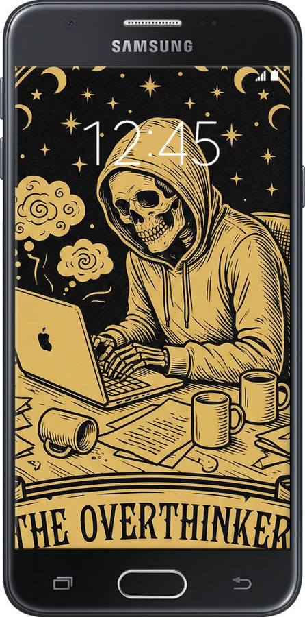 2D пластиковий чехол The Overthinker для Samsung Galaxy J5 Prime - 6774t-465 изображение 