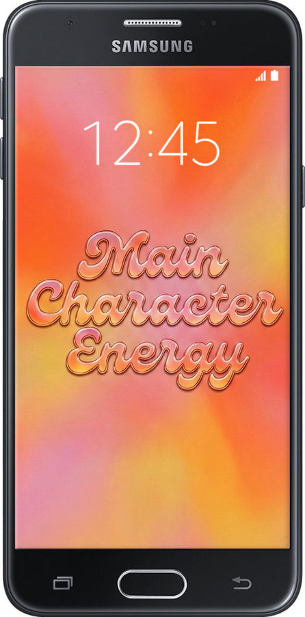 2D пластиковый чехол Aura Gradient Main Character Energy Aesthetic Y2K для Samsung Galaxy J5 Prime - 6783t-465 изображение 