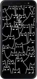 TPU чехол С изображением кошек для Samsung Galaxy J6 2018 - 6470b-1486 изображение 