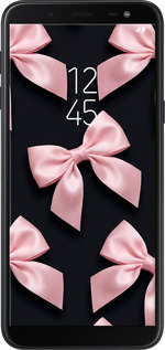 TPU чехол Coquette Ribbons Dark Coquette для Samsung Galaxy J6 2018 - 6767b-1486 изображение 