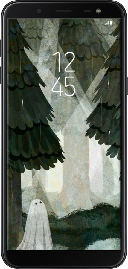 TPU чехол С изображением соснового леса и привидения для Samsung Galaxy J6 2018 - 6420b-1486 изображение 