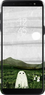 3D пластиковий матовий чехол Привид для Samsung Galaxy J6 2018 - 6492m-1486 изображение 