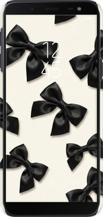 3D пластиковый матовый чехол Dark Coquette для Samsung Galaxy J6 2018 - 6765m-1486 изображение 