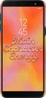 3D пластиковый матовый чехол Aura Gradient Main Character Energy Aesthetic Y2K для Samsung Galaxy J6 2018 - 6783m-1486 изображение 