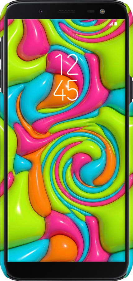 3D пластиковый матовый чехол Y2K Jelly Dream для Samsung Galaxy J6 2018 - 6780m-1486 изображение 