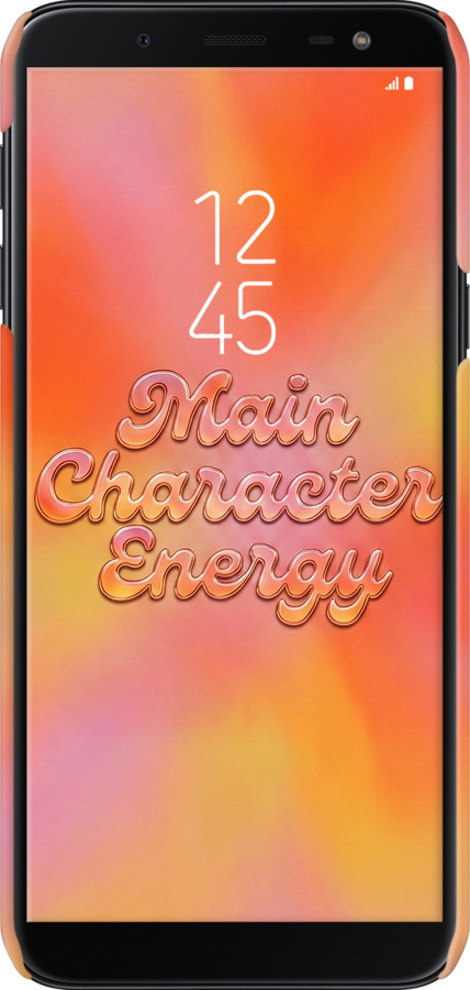 3D пластиковый матовый чехол Aura Gradient Main Character Energy Aesthetic Y2K для Samsung Galaxy J6 2018 - 6783m-1486 изображение 