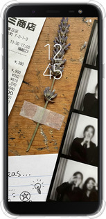 Силикон с усиленными углами чехол Aesthetic Scrapbook Collage для Samsung Galaxy J6 2018 - 6773sp-1486 изображение 