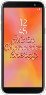 Силикон с усиленными углами чехол Aura Gradient Main Character Energy Aesthetic Y2K для Samsung Galaxy J6 2018 - 6783sp-1486 изображение 