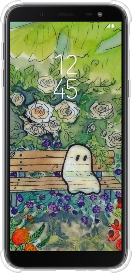 Силикон с усиленными углами чехол Призрак 3 для Samsung Galaxy J6 2018 - 6248sp-1486 изображение 