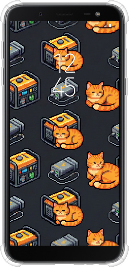 Силикон с усиленными углами чехол Autonomous Zone для Samsung Galaxy J6 2018 - 6771sp-1486 изображение 