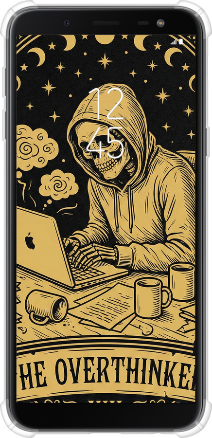 Силіконовий протиударний с посиленими кутами чехол The Overthinker для Samsung Galaxy J6 2018 - 6774sp-1486 изображение 