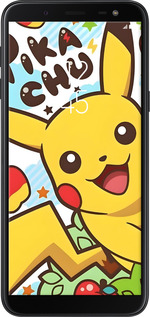 2D пластиковый чехол Пикачу 2 для Samsung Galaxy J6 2018 - 6391t-1486 изображение 