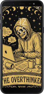 2D пластиковый чехол The Overthinker для Samsung Galaxy J6 2018 - 6774t-1486 изображение 
