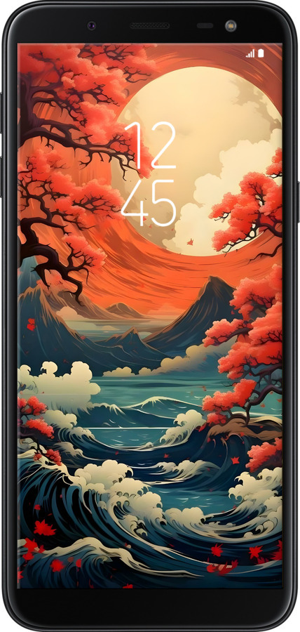 2D пластиковий чехол Природа Японії для Samsung Galaxy J6 2018 - 6327t-1486 изображение 