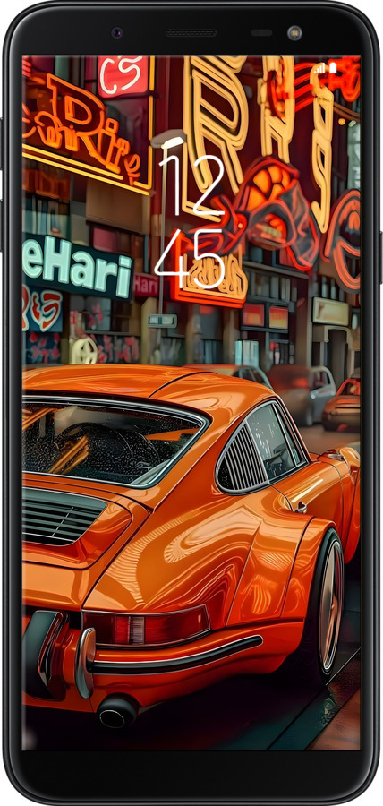 2D пластиковий чехол Порше для Samsung Galaxy J6 2018 - 6334t-1486 изображение 
